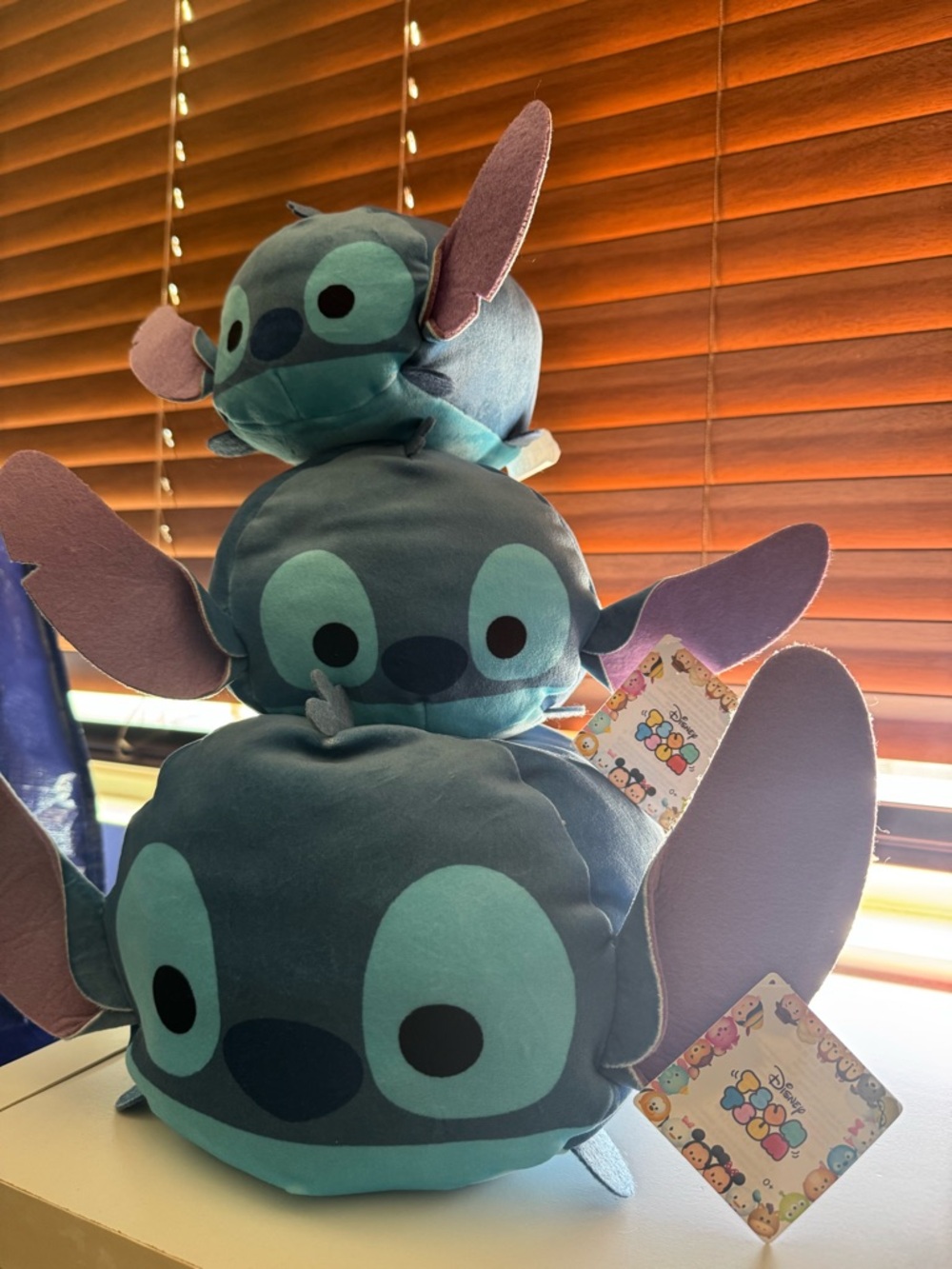 Disney Stitch Tsum Tsum Plush Stack